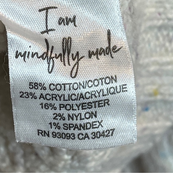 Nic & Zoe CALIFORNIA TIDES SWEATER STRIPE Crewneck Natural/Multi Size L NWOT - Picture 7 of 7